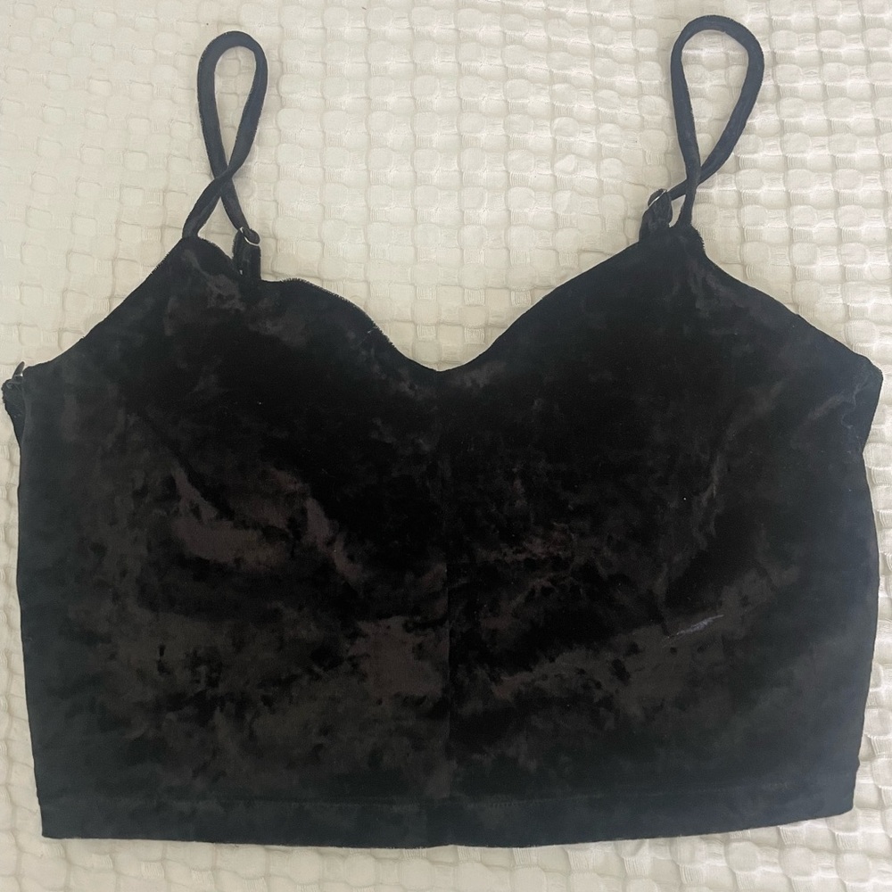 BuffBunny Black Velvet Sports Bra